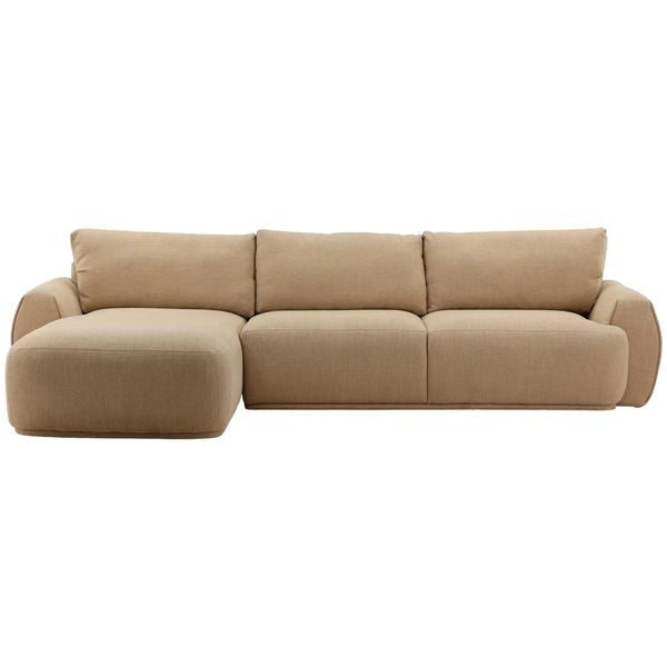Chaise Sectional, Sand