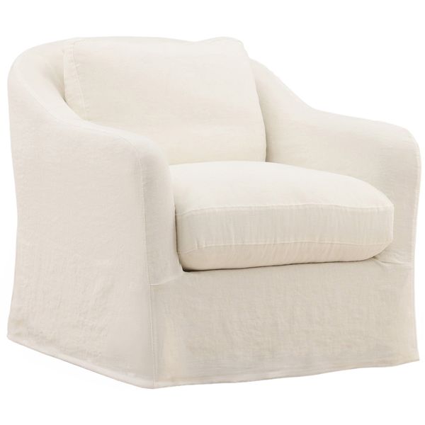 Swivel Krzeslo, Off-White